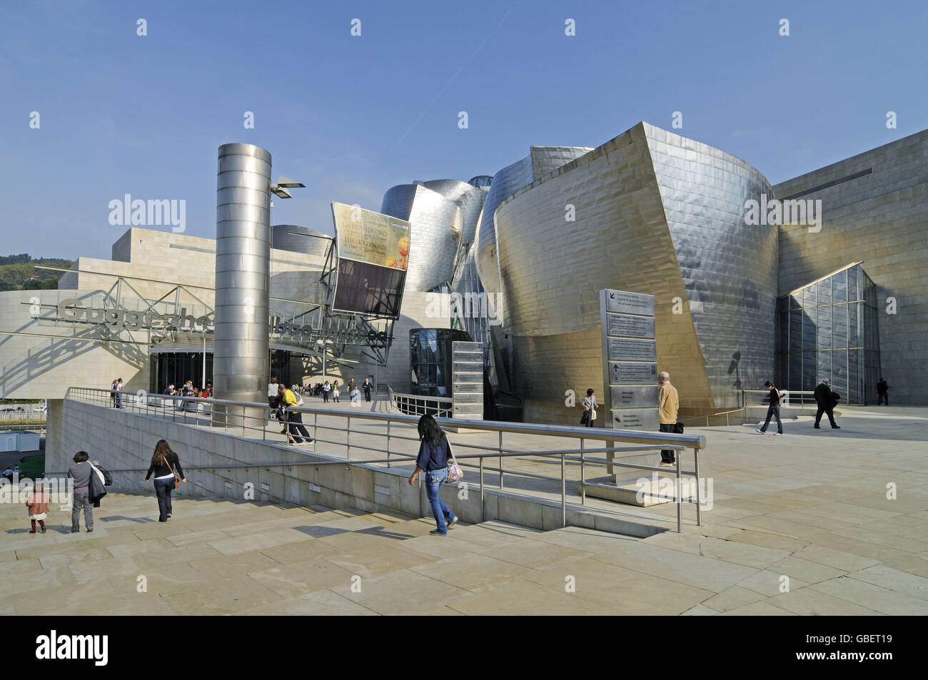 Guggenheim Museum, Bilbao, province de Biscaye, Pays basque, pays Basque, Espagne Banque D'Images
