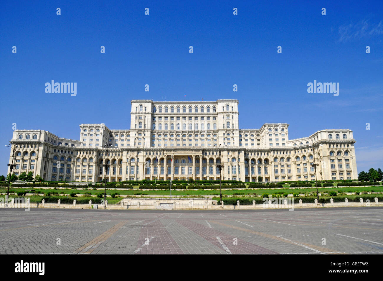 Palais du Parlement, Bucarest, Roumanie Banque D'Images