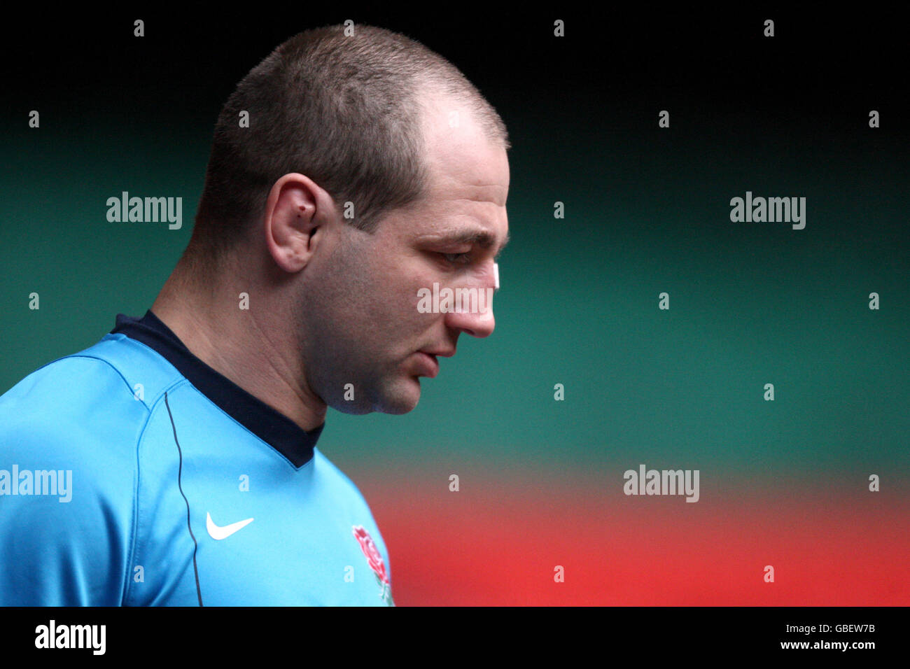 Rugby Union - France Session de formation - Millennium Stadium Banque D'Images