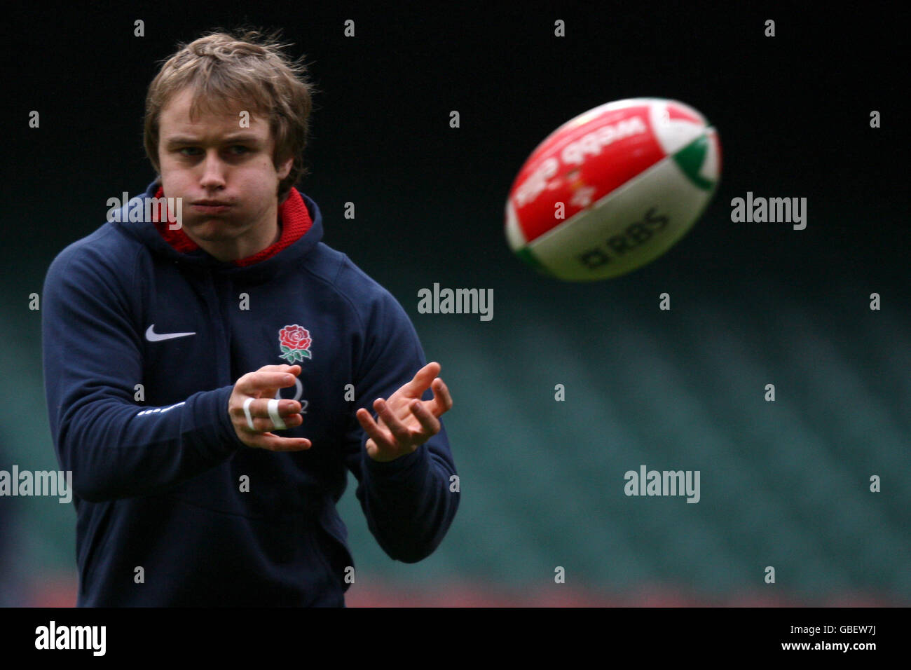 Rugby Union - France Session de formation - Millennium Stadium Banque D'Images