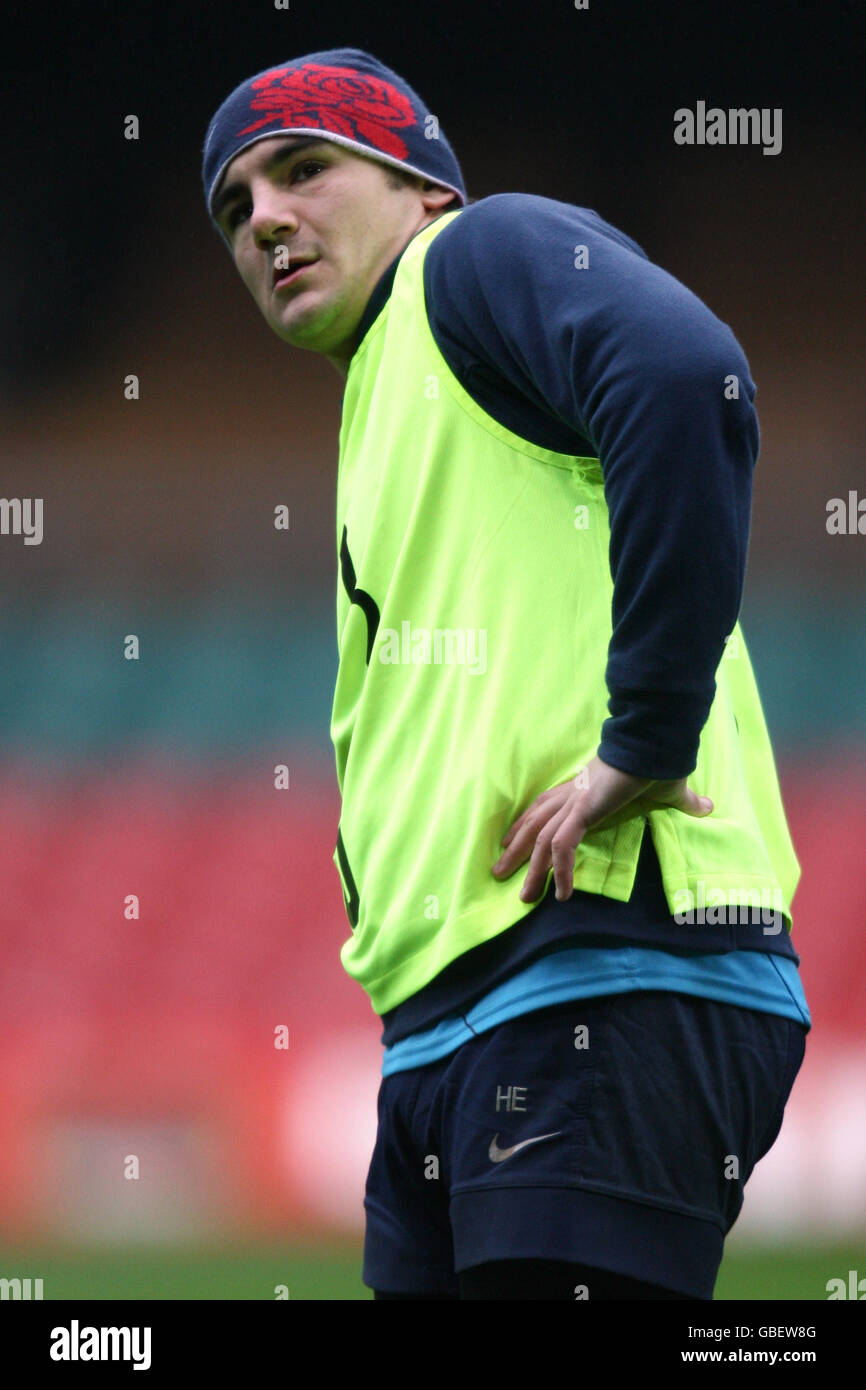Rugby Union - France Session de formation - Millennium Stadium Banque D'Images