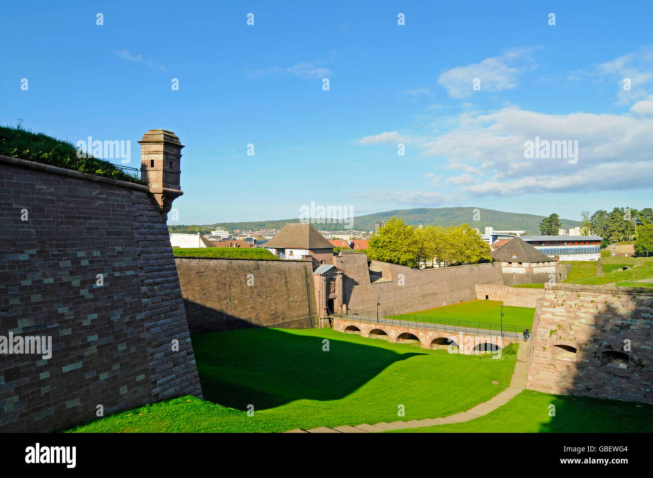 Bastille, forteresse, Belfort, Territoire de Belfort, Franche-Comté, France Banque D'Images