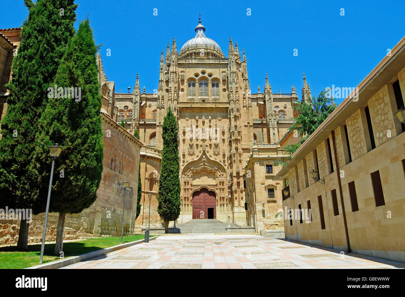 Ancienne cathédrale, Salamanque, Castille et Leon, Espagne / Castilla y Leon Banque D'Images