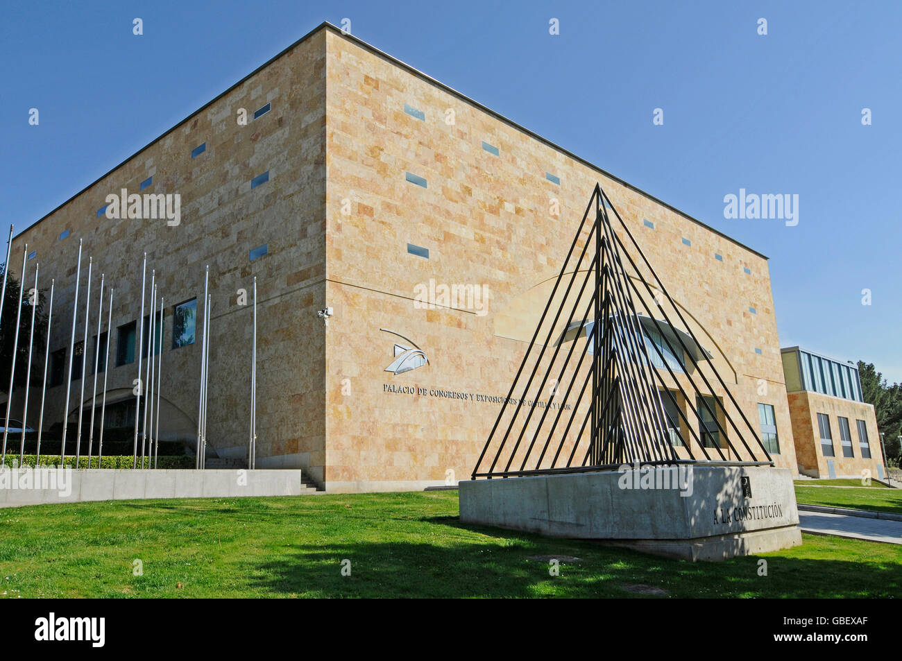 Centre de congrès, expositions, Salamanca, Castilla y León, Espagne Banque D'Images