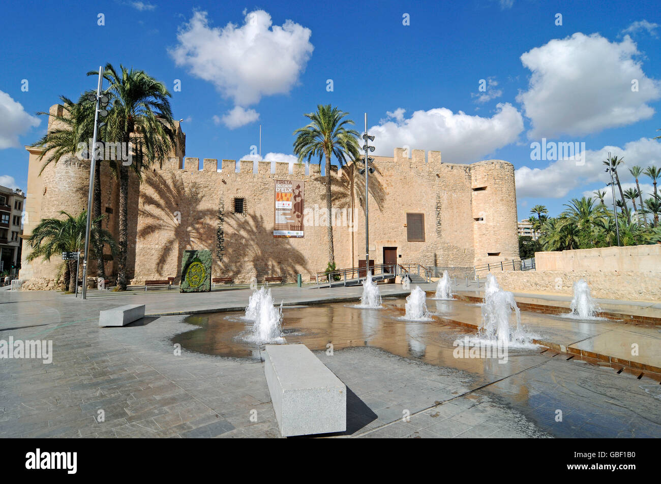 Musée historique et archéologique, palais de ville mauresque, Elche, Province d'Alicante, Espagne, Europe Banque D'Images