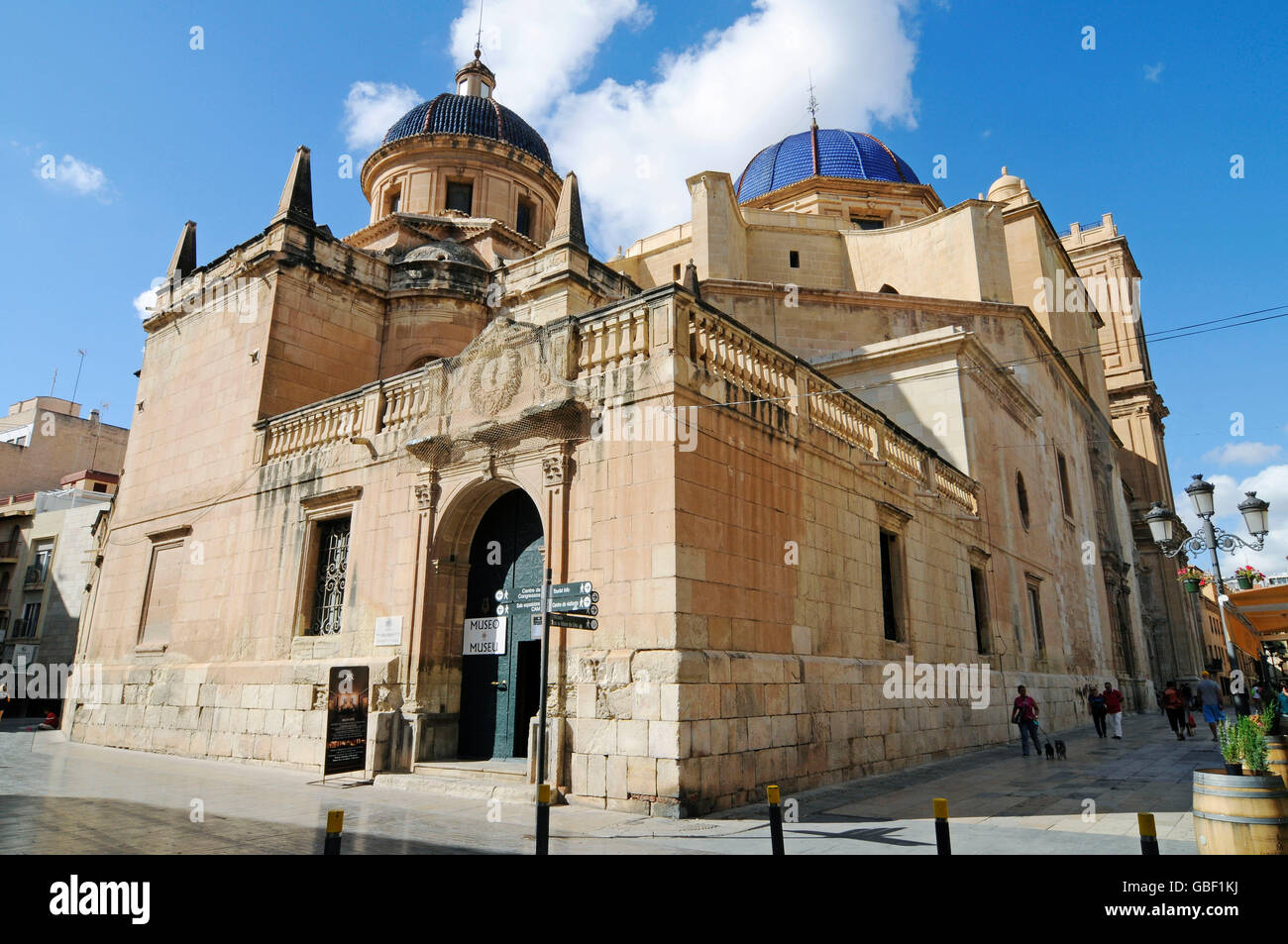 Basilique de Santa Maria, l'église, le musée, Elche, Province d'Alicante, Espagne, Europe Banque D'Images