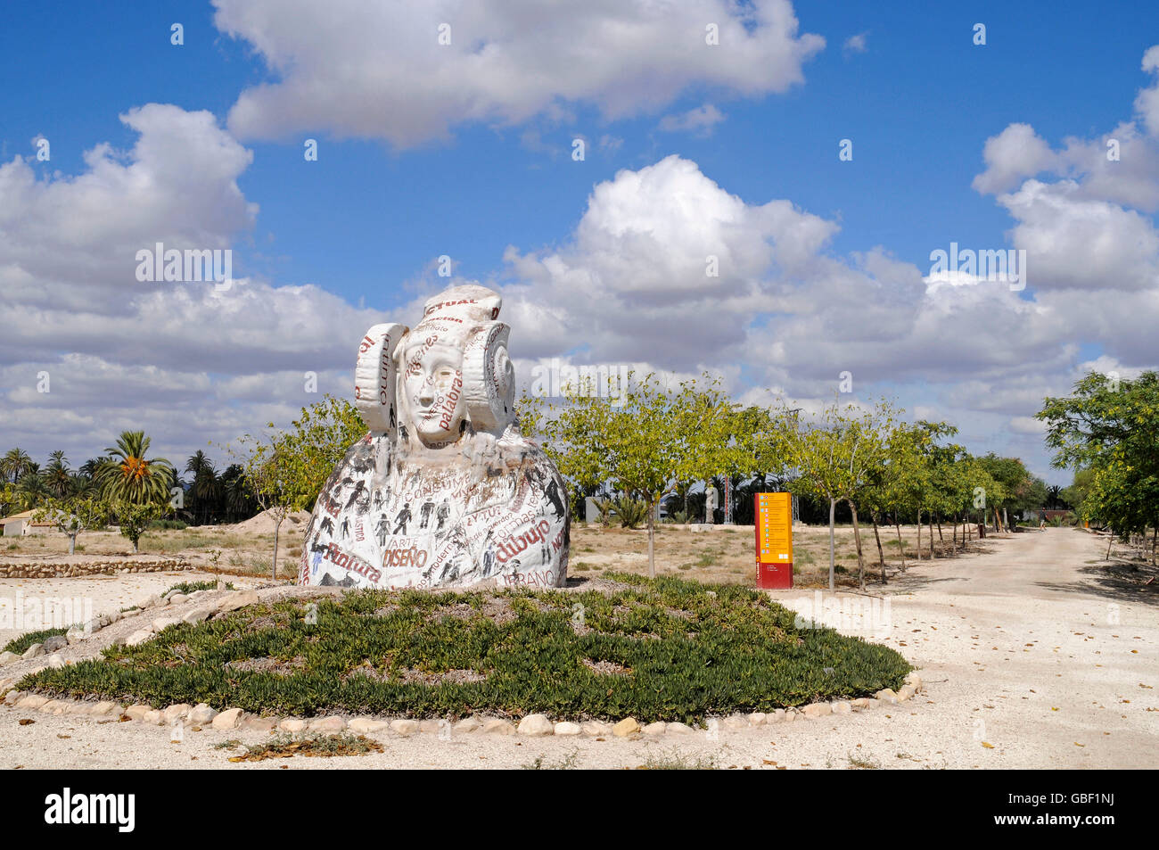 Dame d'Elche, sculpture, Musée de la Alcudia, musée archéologique, Elche, Elx, Province d'Alicante, Espagne, Europe Banque D'Images