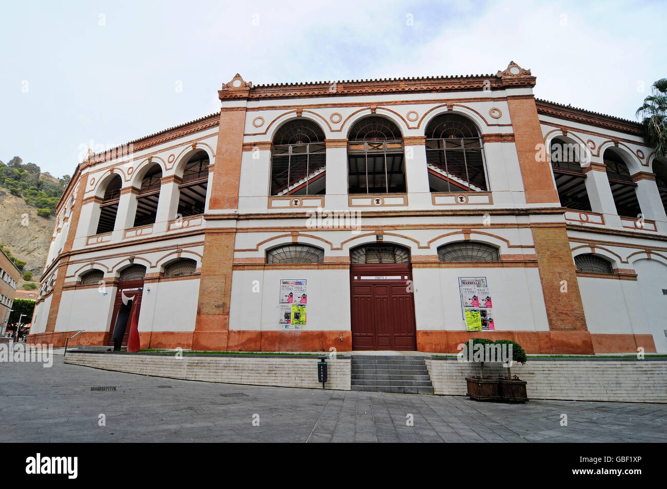 Plaza de Toros, carré, arènes, Malaga, Costa del Sol, province de Malaga, Andalousie, Espagne, Europe Banque D'Images