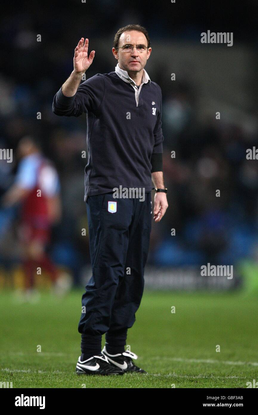 Soccer - Barclays Premier League - Aston Villa v Manchester City - City of Manchester Stadium Banque D'Images