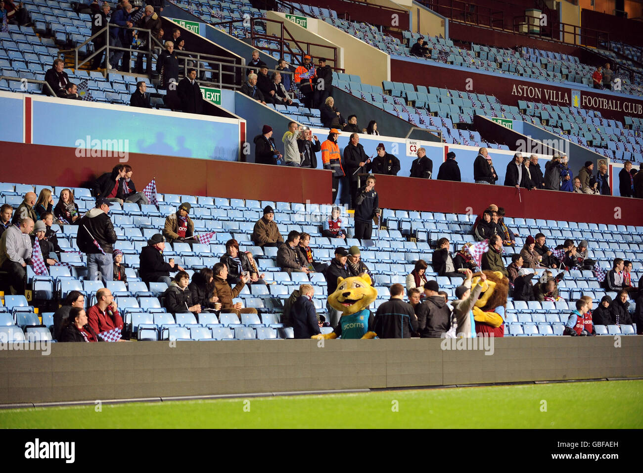 Football - Coupe de l'UEFA - Ronde de 32 - Aston Villa v CSKA Moscou - Villa Park Banque D'Images