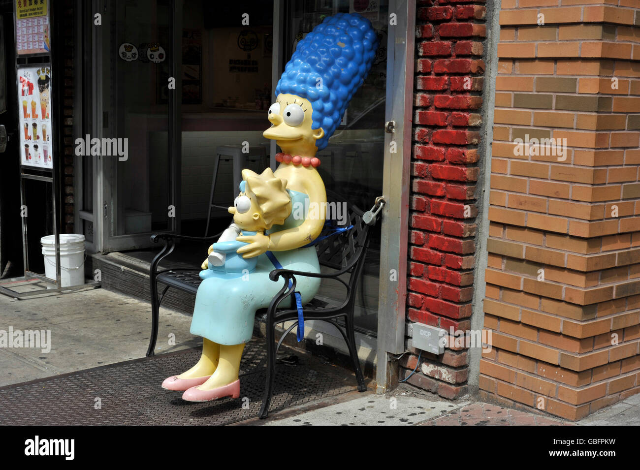 Marge simpson nyc Banque D'Images