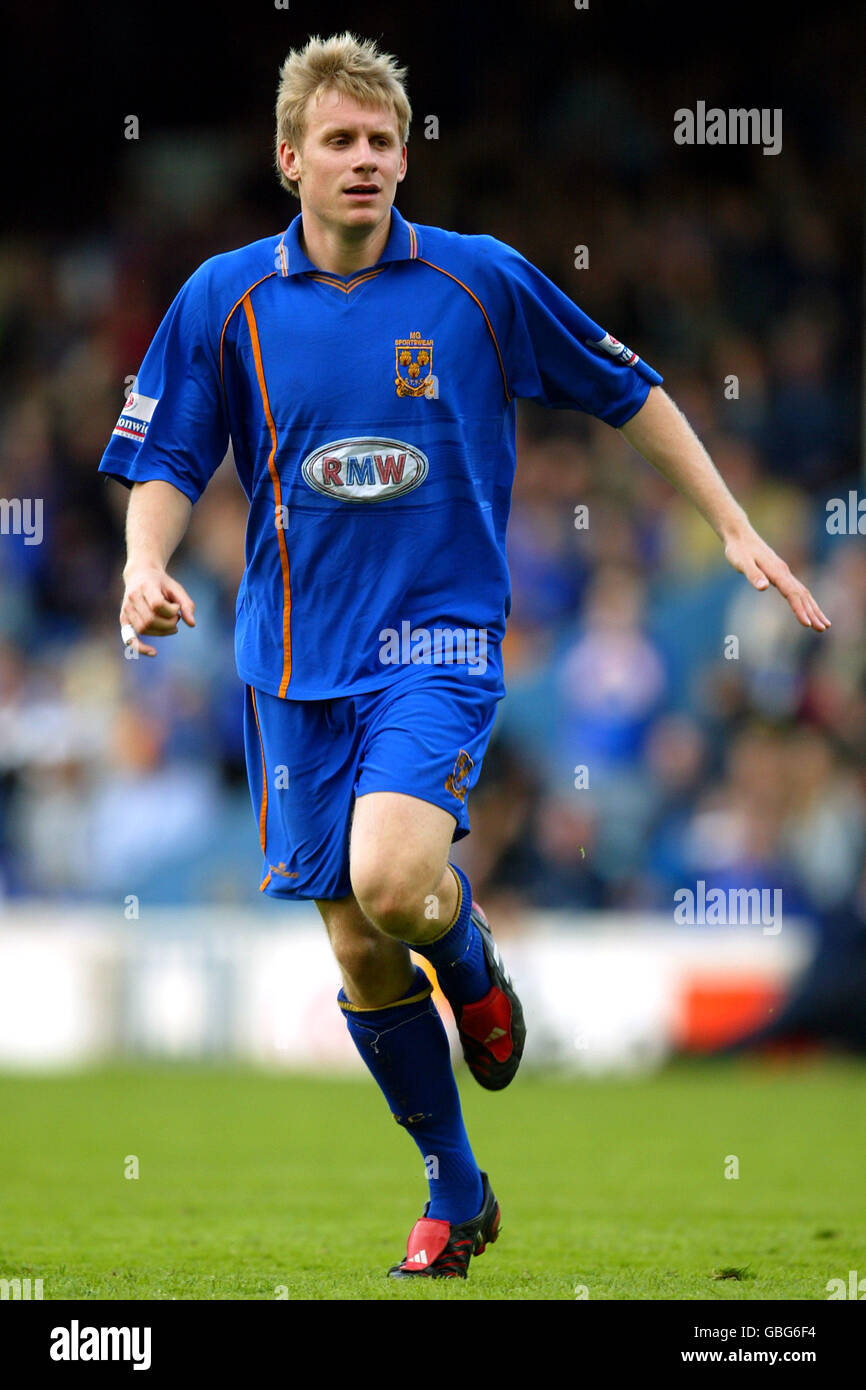 Soccer - Conférence Nationale - play off Semi Final - deuxième manche - Ville de Shrewsbury v Barnet Banque D'Images