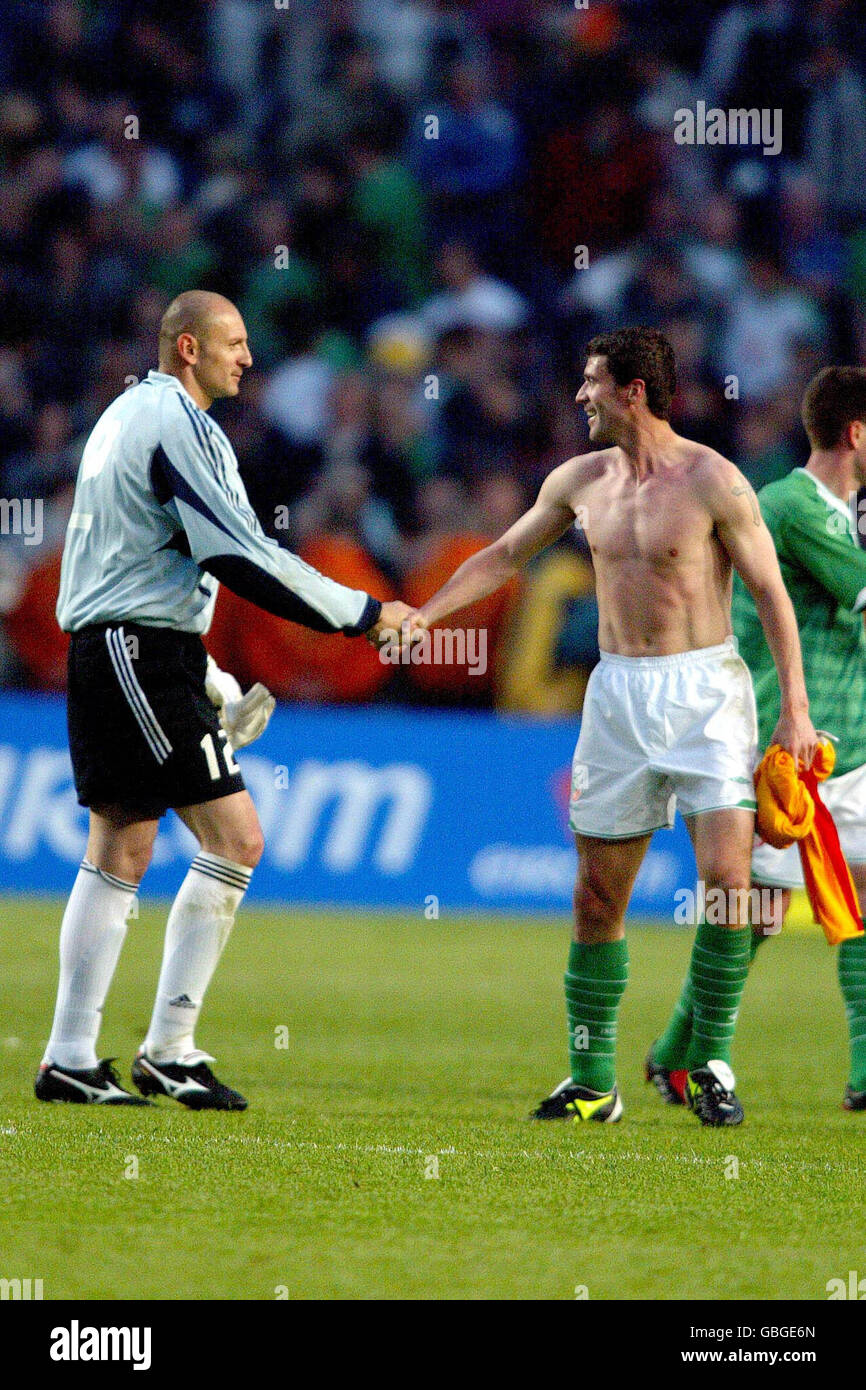 Football - match amical - Irlande v Roumanie Banque D'Images