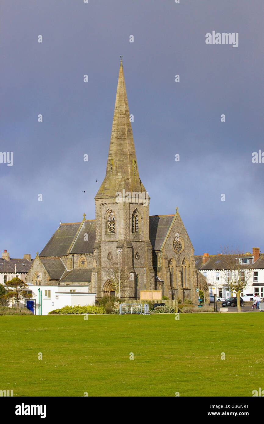 L'Église du Christ. Silloth, Cumbria, Angleterre, Royaume-Uni, Europe. Banque D'Images