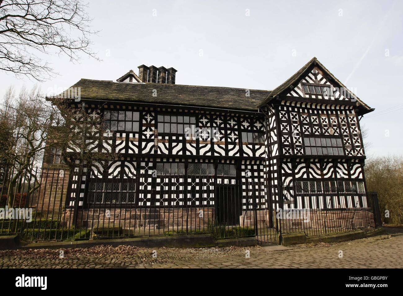 Hall i' Th' Wood à Bolton. Vue générale sur le Hall i' Th' Wood à Bolton. Banque D'Images