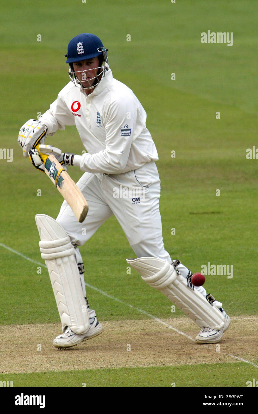 Cricket - npower First Test - Angleterre / Nouvelle-Zélande - deuxième jour. Marcus Trescothick en Angleterre Banque D'Images