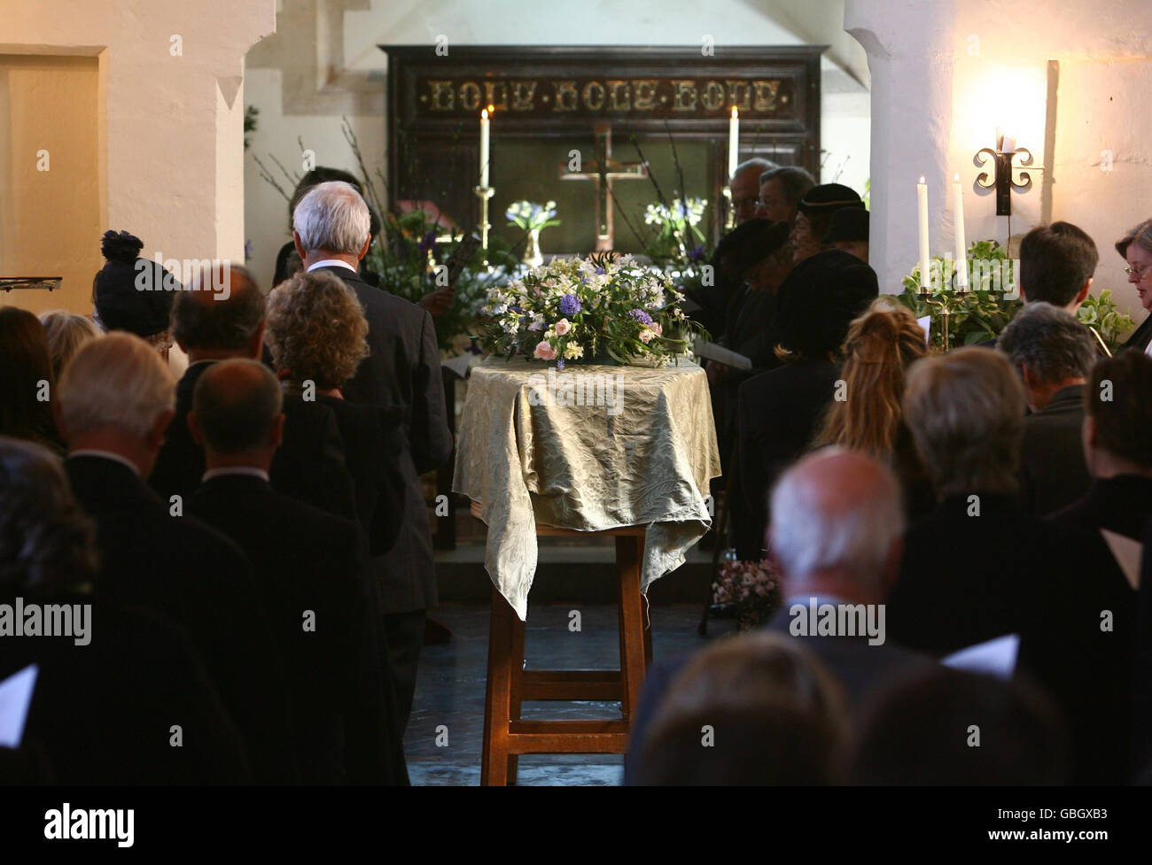 Funérailles de l'Ambassadeur Nicholas Henderson Banque D'Images