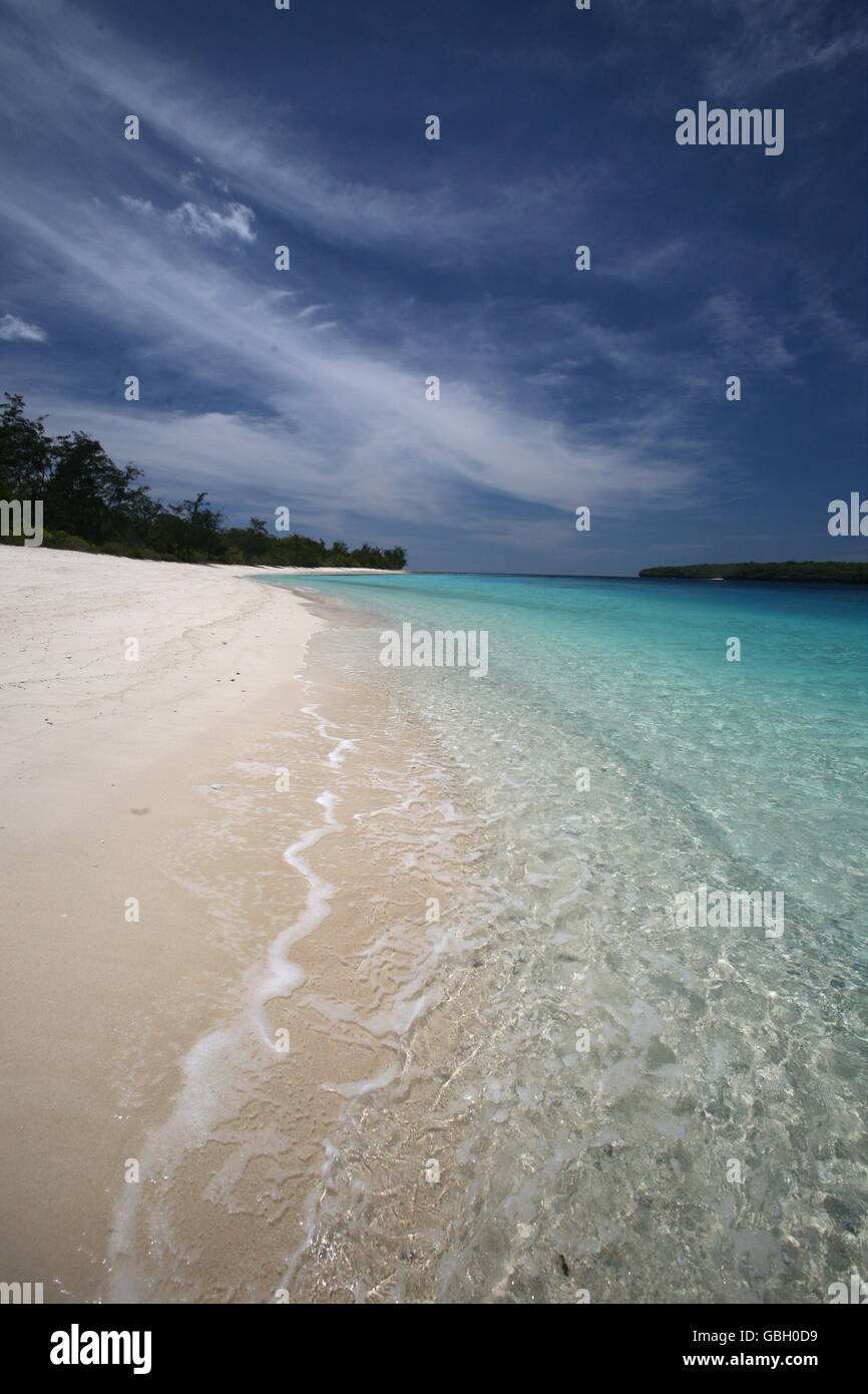 L'dreambeach à l'île de Jaco à la ville de Tutuala dans l'est du Timor oriental en southeastasia. Banque D'Images