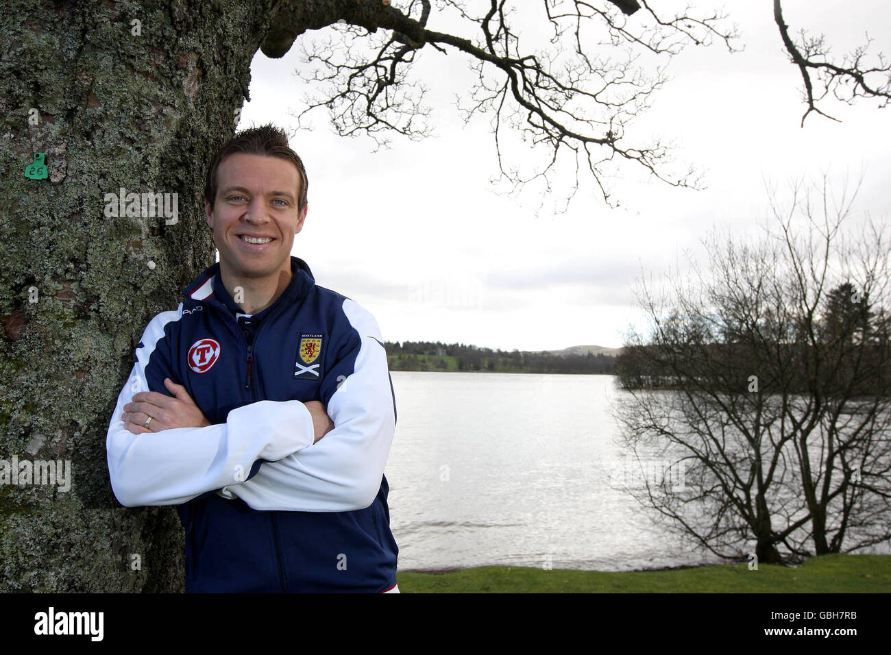 Ecosse gavin rae lors d'un photocall chez cameron house Banque de ...