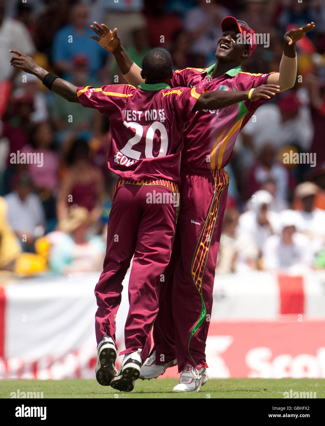 Cricket - Troisième jour International - Antilles v Angleterre - Kensington Oval Banque D'Images