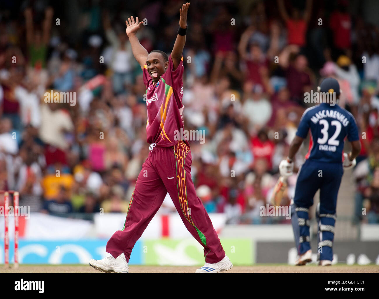 Cricket - Troisième jour International - Antilles v Angleterre - Kensington Oval Banque D'Images