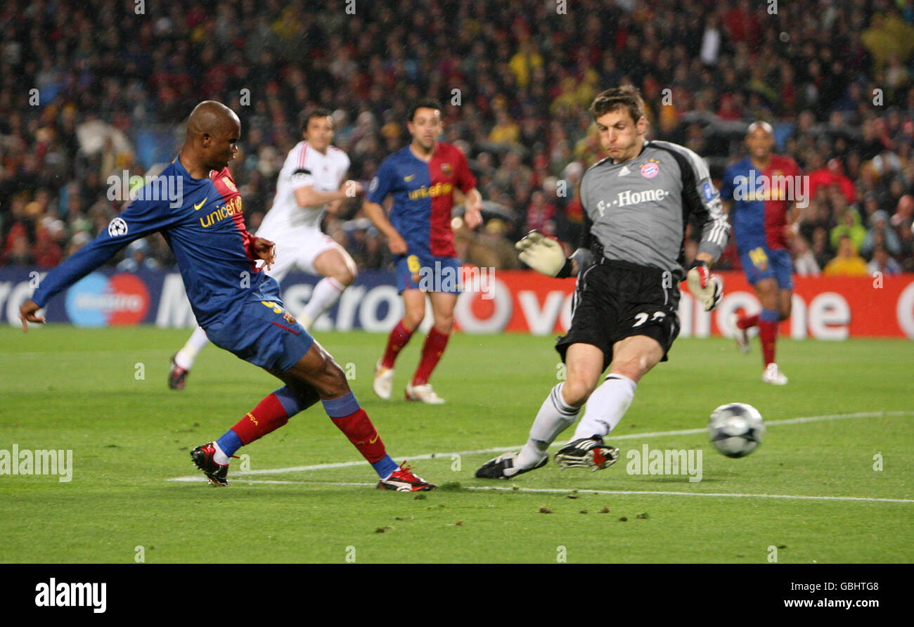 Football - Ligue des Champions - Quart de finale - Première étape - Barcelone v Bayern Munich - Estadio Nou Camp Banque D'Images