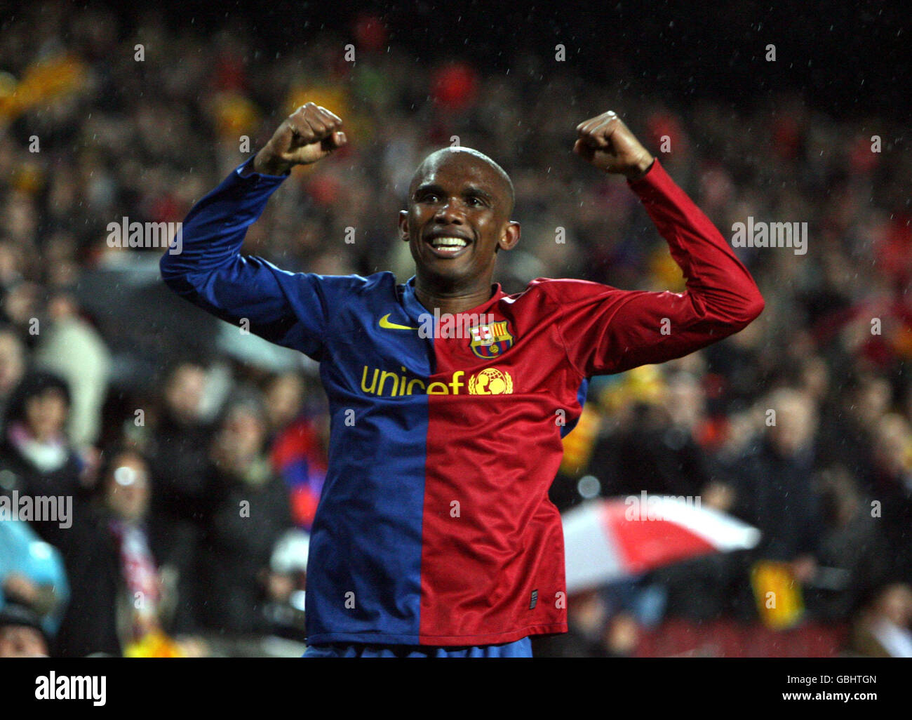 Football - Ligue des Champions - Quart de finale - Première étape - Barcelone v Bayern Munich - Estadio Nou Camp Banque D'Images