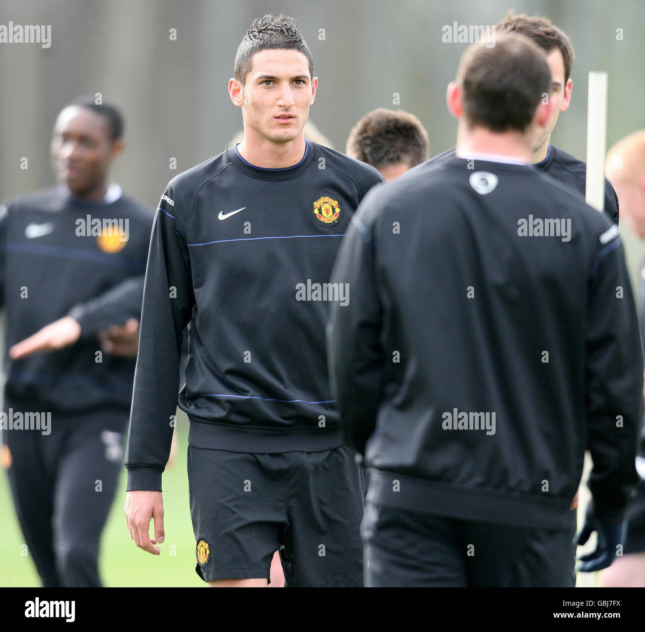 Football - Manchester United Session de formation - Terrain d'entraînement de Carrington Banque D'Images