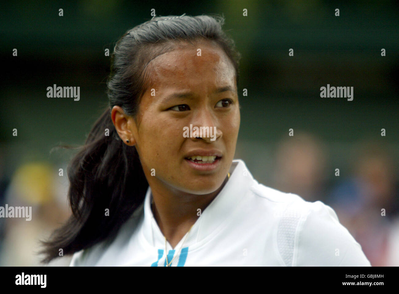 Tennis - Wimbledon 2004 - Premier tour - Anne Keothavong v Nicole Pratt Banque D'Images