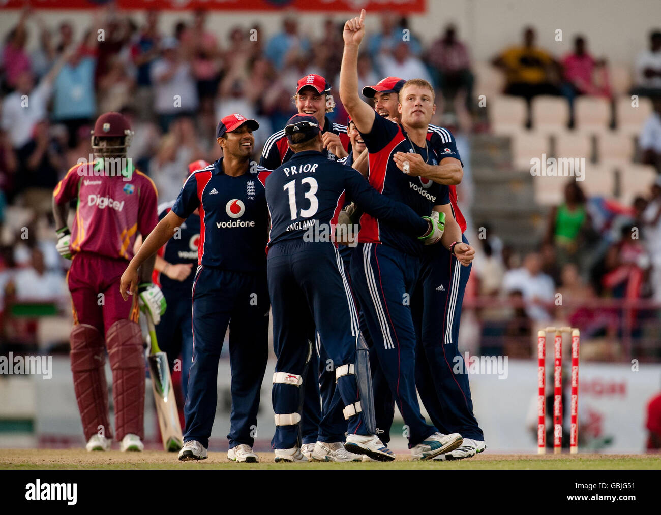 Cricket - Cinquième Jour International - Antilles v Angleterre - Stade Beauséjour Banque D'Images