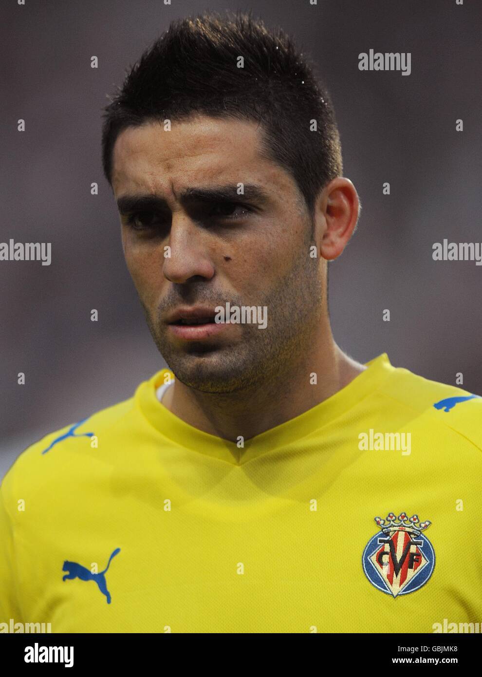 Football - UEFA Champions League - quart de finale - deuxième étape - Arsenal / Villarreal - Emirates Stadium.Soriano Bruno, Villarreal. Banque D'Images