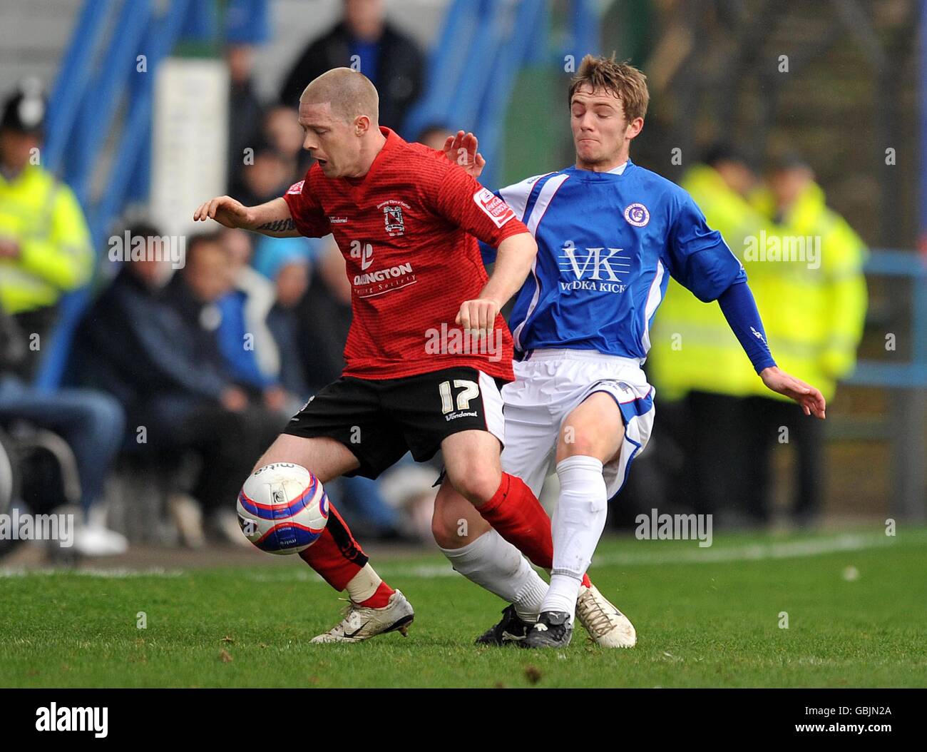 Soccer - Coca-Cola Football League deux - Chesterfield v Darlington - Recreation Ground Banque D'Images