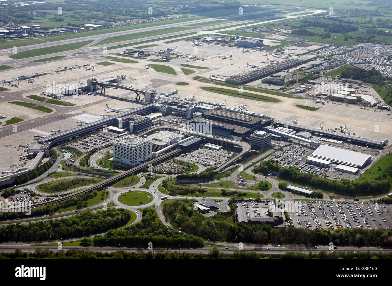 L’aéroport de Gatwick Banque D'Images