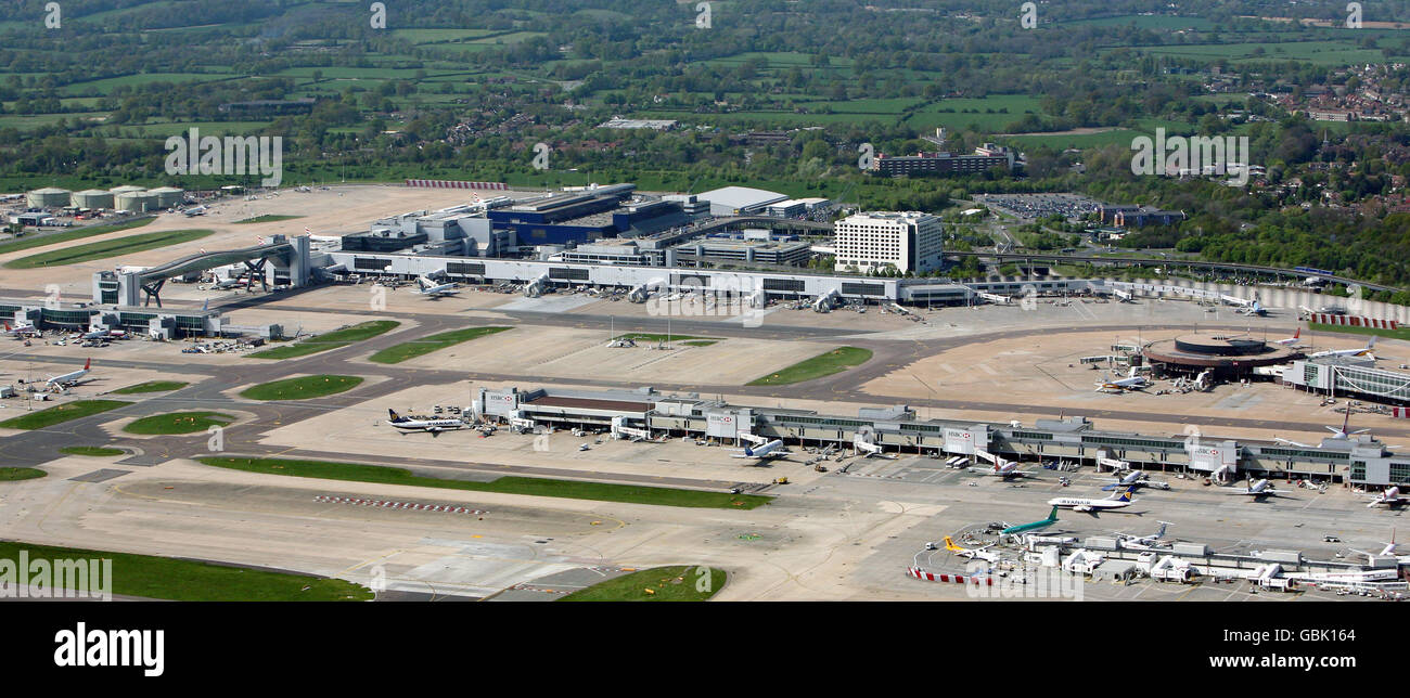 L’aéroport de Gatwick Banque D'Images