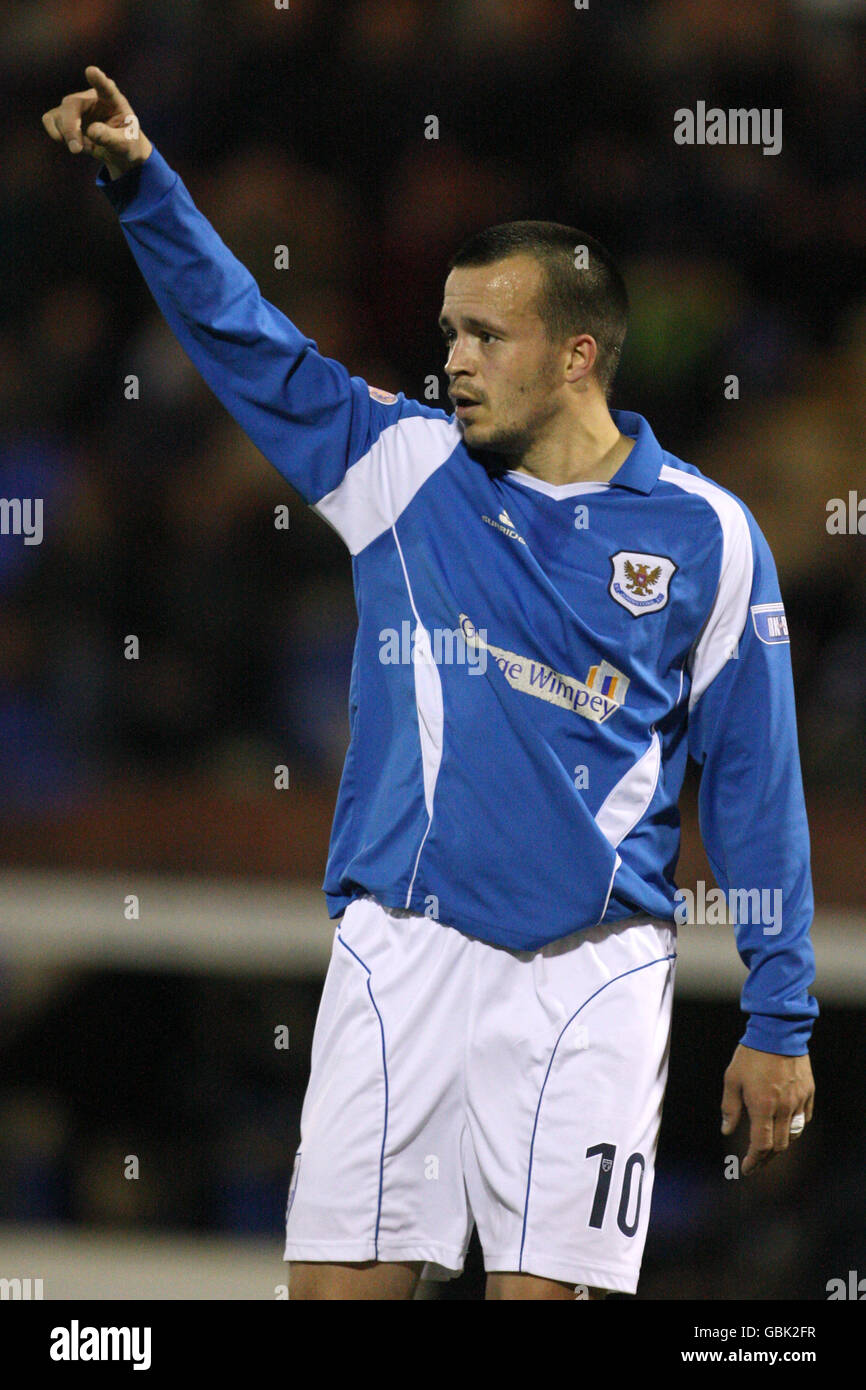 Soccer - Irn Bru Première Division - St Johnstone v Dunfermline Athletic - McDiarmid Park Banque D'Images