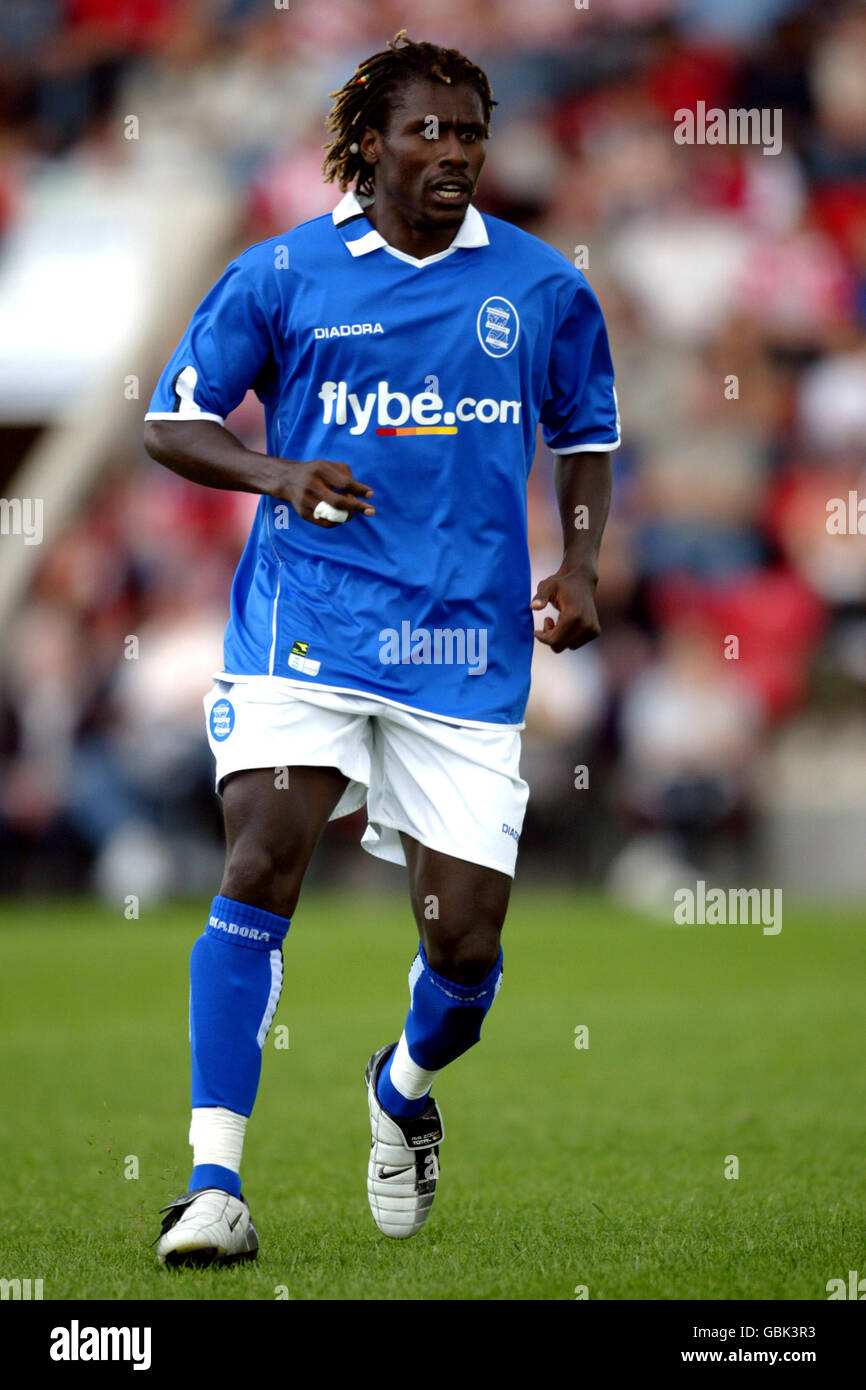 Football - amical - Cheltenham Town / Birmingham City. Aliou Cisse, Birmingham Banque D'Images