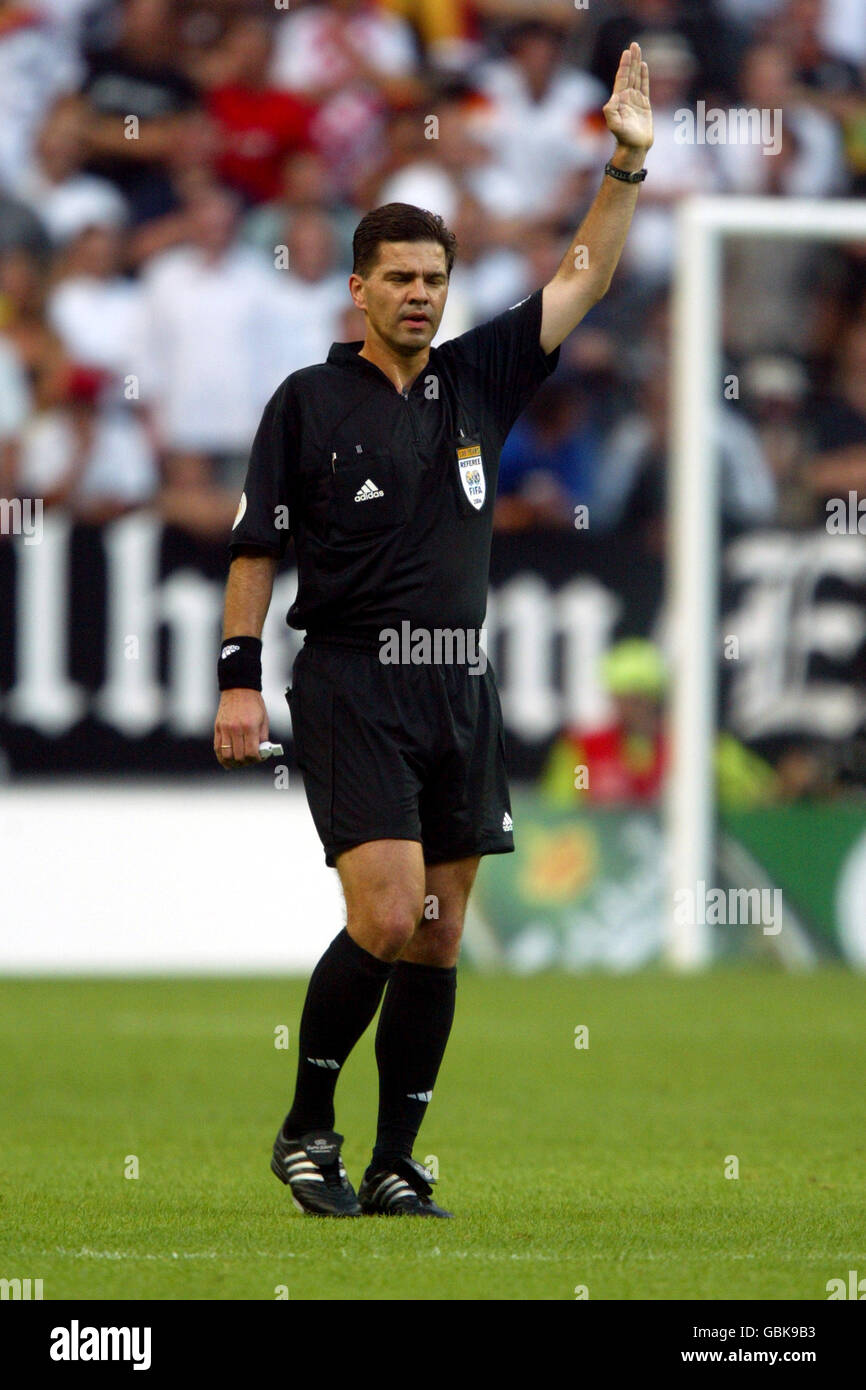 Soccer - Championnat d'Europe de l'UEFA 2004 - Groupe D - Allemagne / République Tchèque Banque D'Images