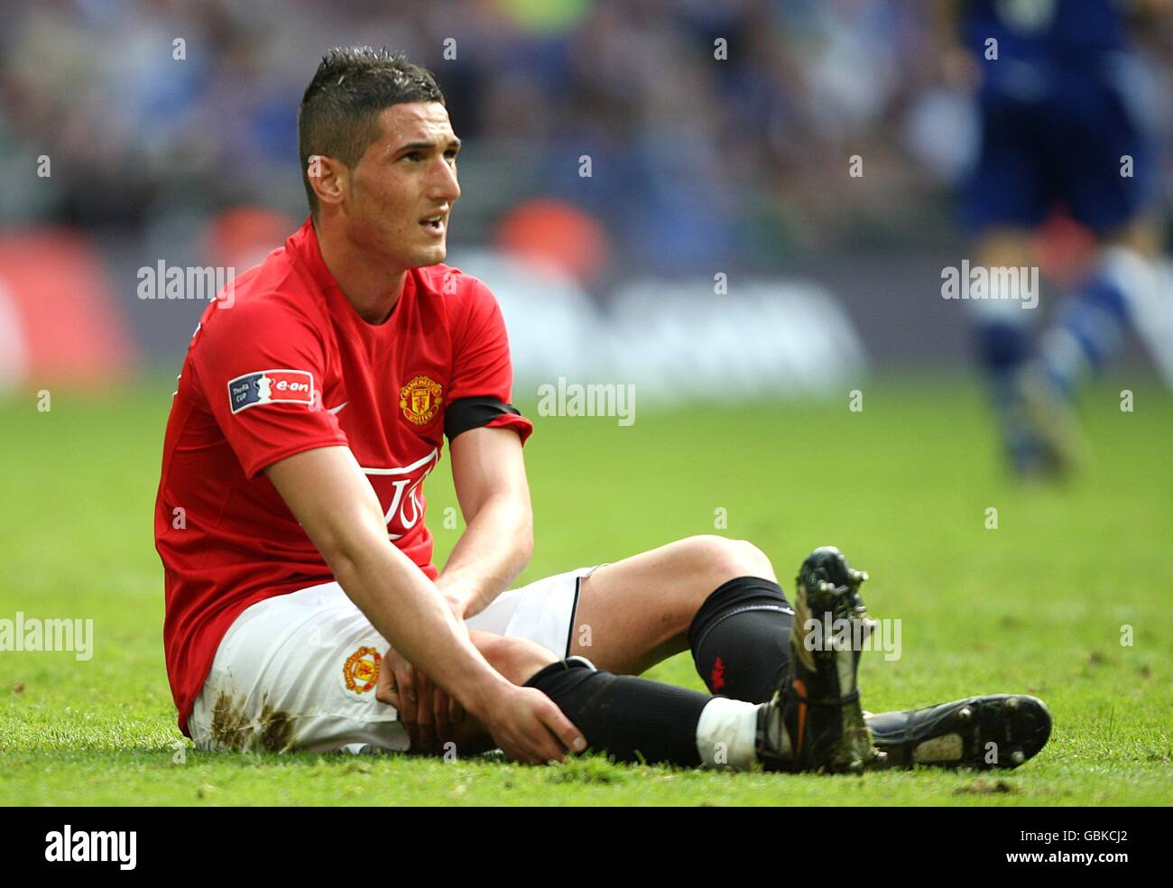 Football - FA Cup - demi-finale - Manchester United / Everton - Wembley Stadium. Federico Macheda, Manchester United Banque D'Images