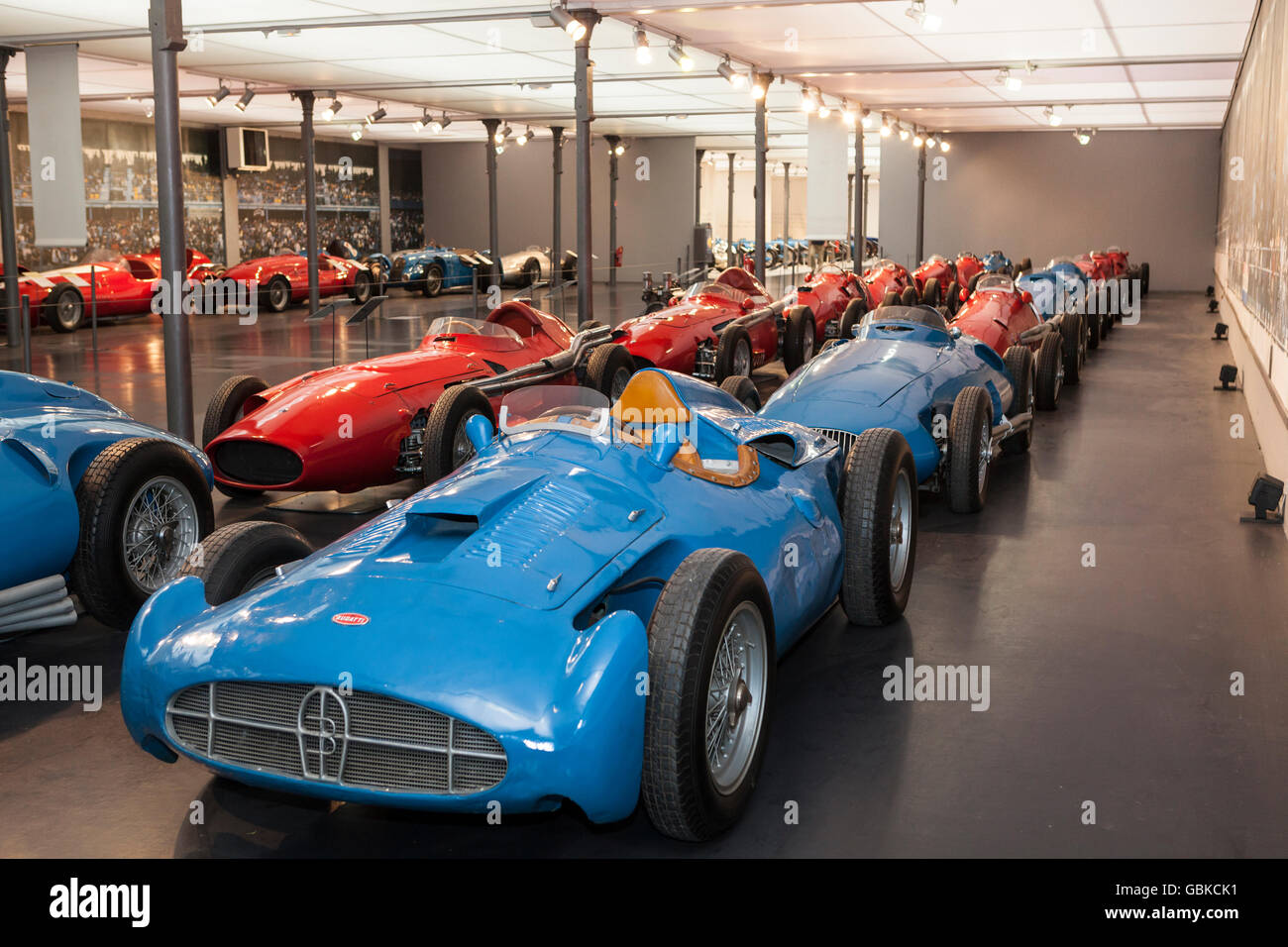 Voitures de course Bugatti, Cité de l'automobile, Collection Schlumpf ...