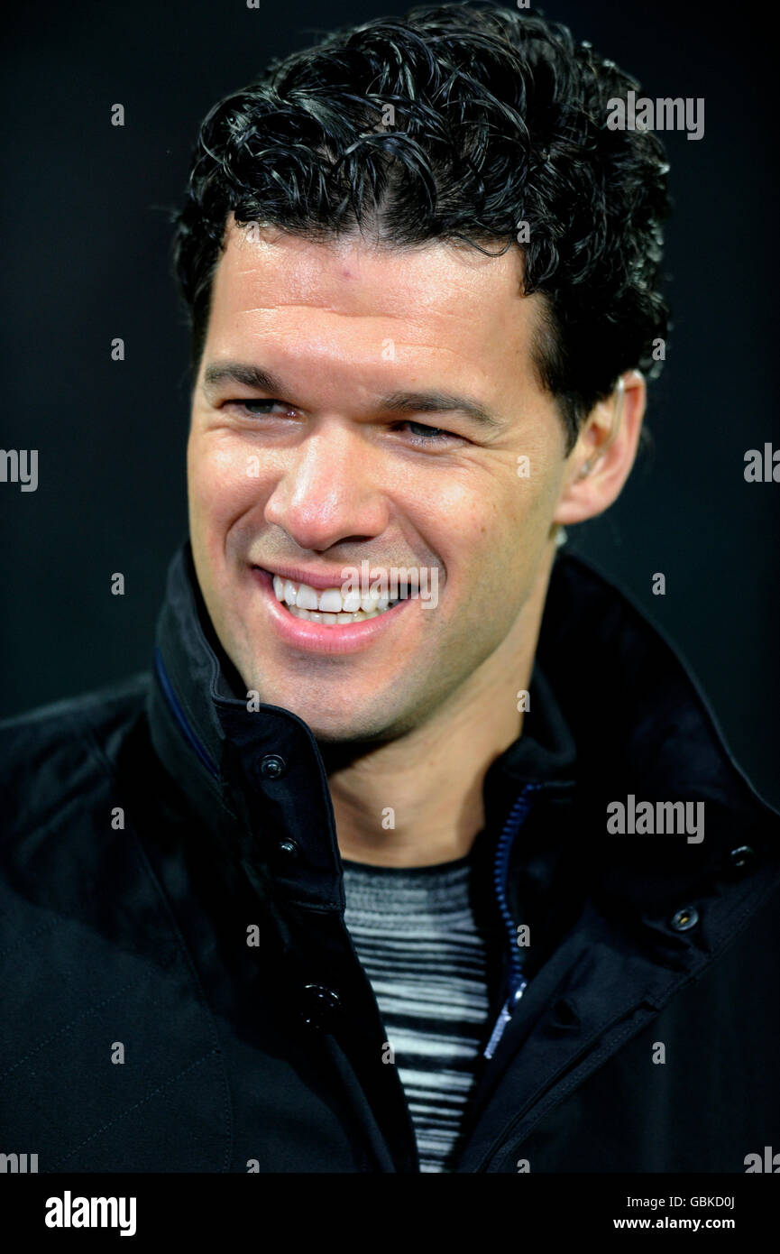 Michael Ballack, portrait Banque D'Images