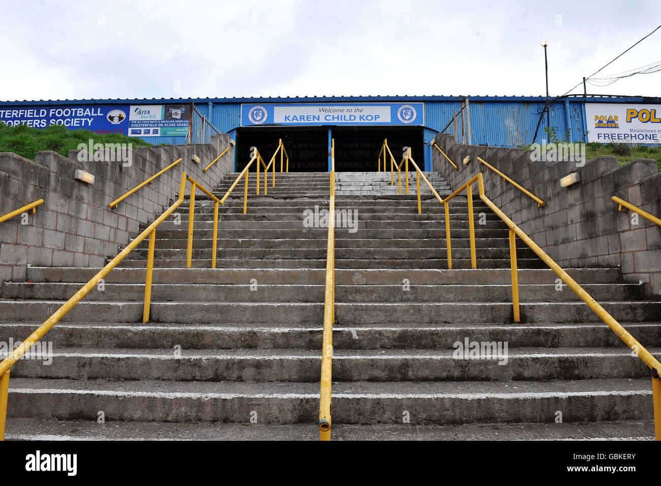 Soccer - Coca-Cola Football League deux - Chesterfield v Darlington - Recreation Ground Banque D'Images