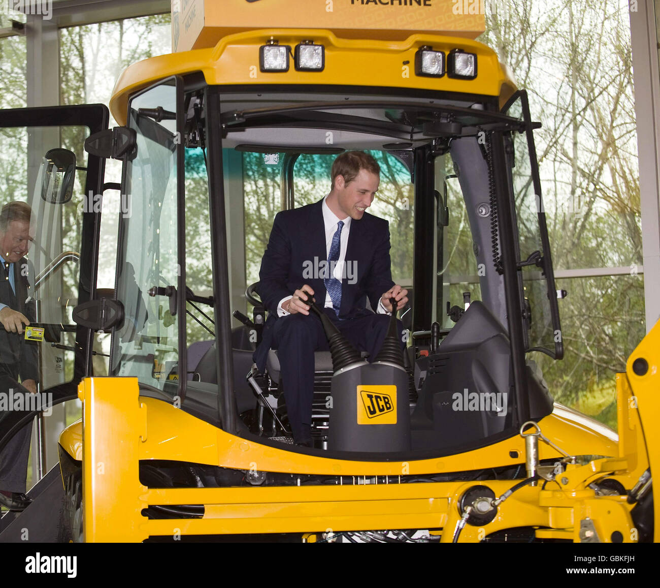 Image - Le Prince William - Siège JCB - Staffordshire Banque D'Images