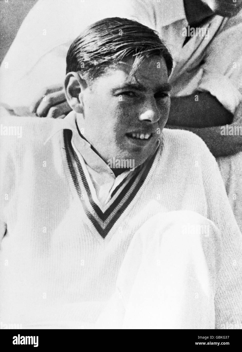 Cricket.John Drennan, Australie Banque D'Images