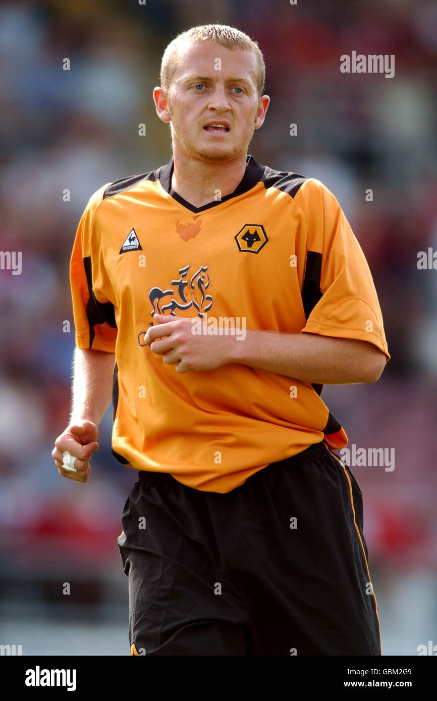 Football - amical - Northampton Town / Wolverhampton Wanderers.Sammy Clingan, Wolverhampton Wanderers Banque D'Images