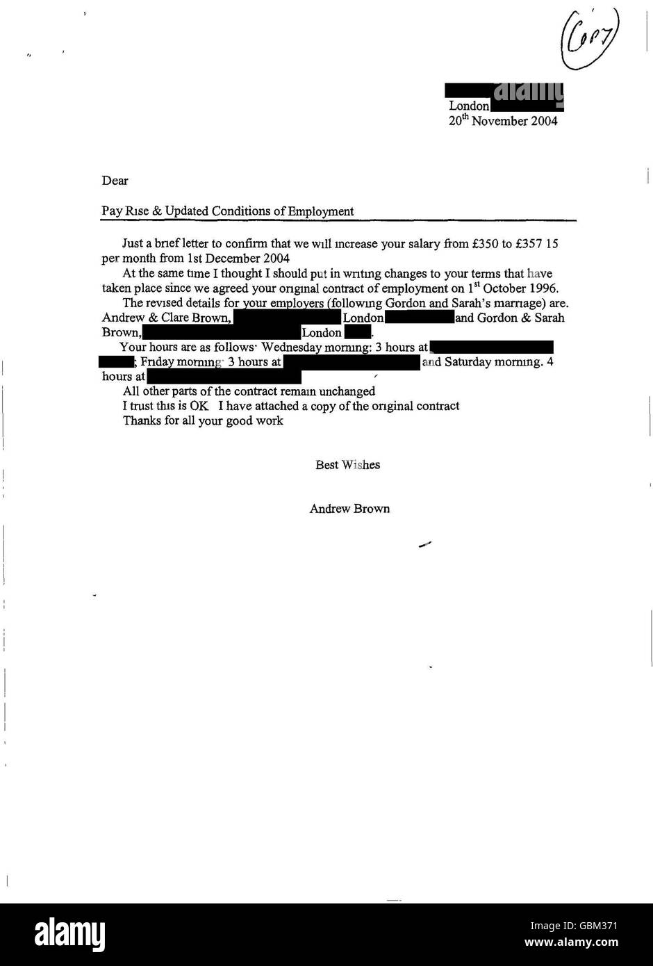 Détails des dépenses des politiciens a révélé Banque D'Images