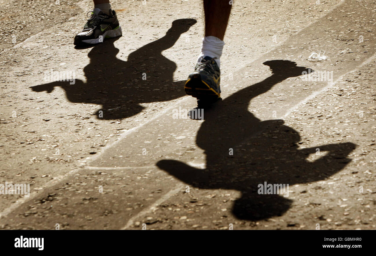 Bupa Great Run Édimbourg Banque D'Images