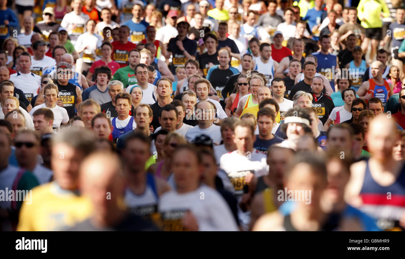 Bupa Great Run Édimbourg Banque D'Images