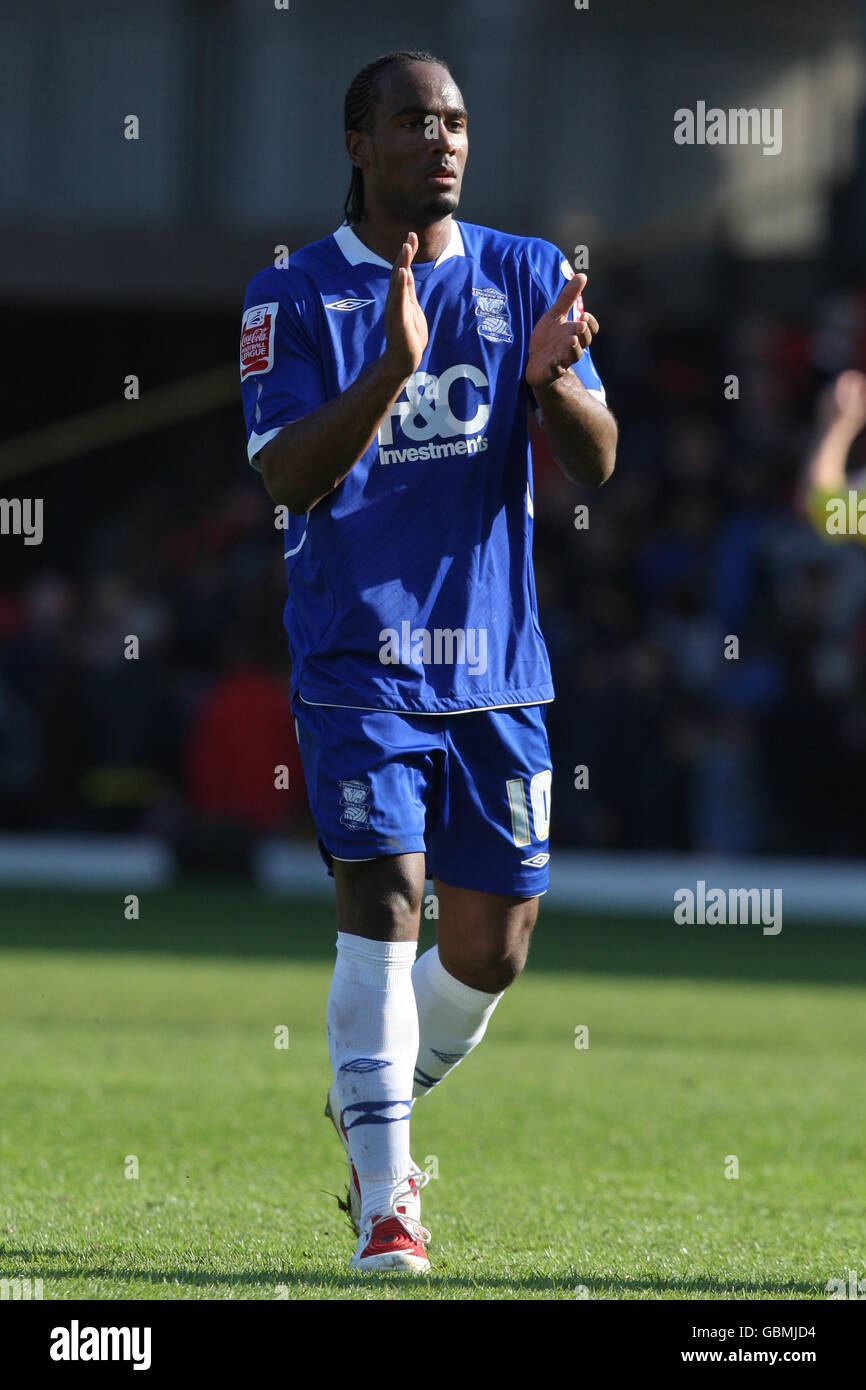 Soccer - Coca-Cola Football League Championship - Watford v Birmingham City - Vicarage Road Stadium Banque D'Images