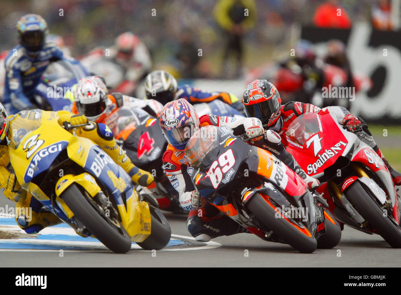 Moto - Grand Prix de Grande-Bretagne - Moto GP - Course Photo Stock - Alamy