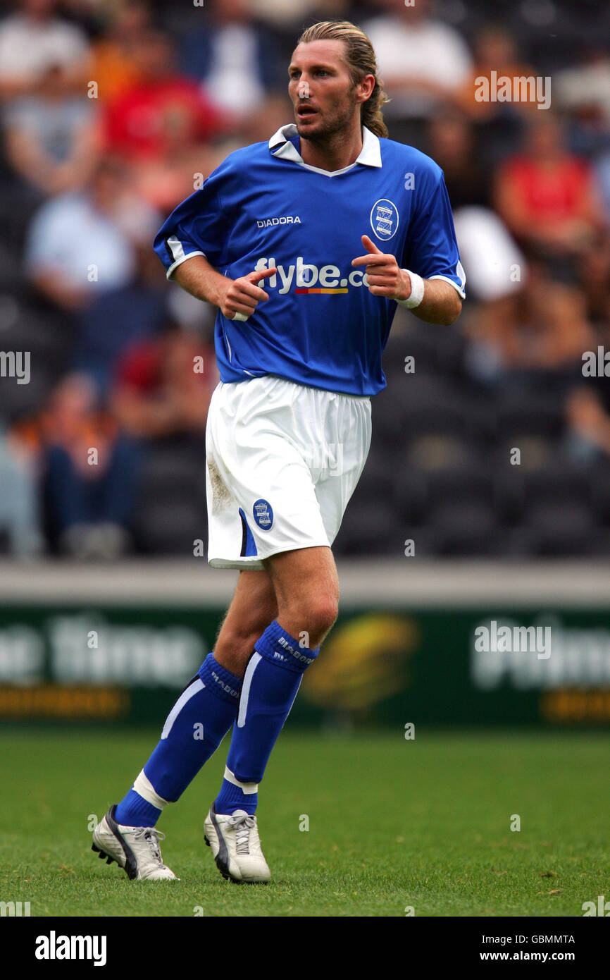 Football - amical - Hull City / Birmingham City. Robbie Savage, Birmingham Banque D'Images